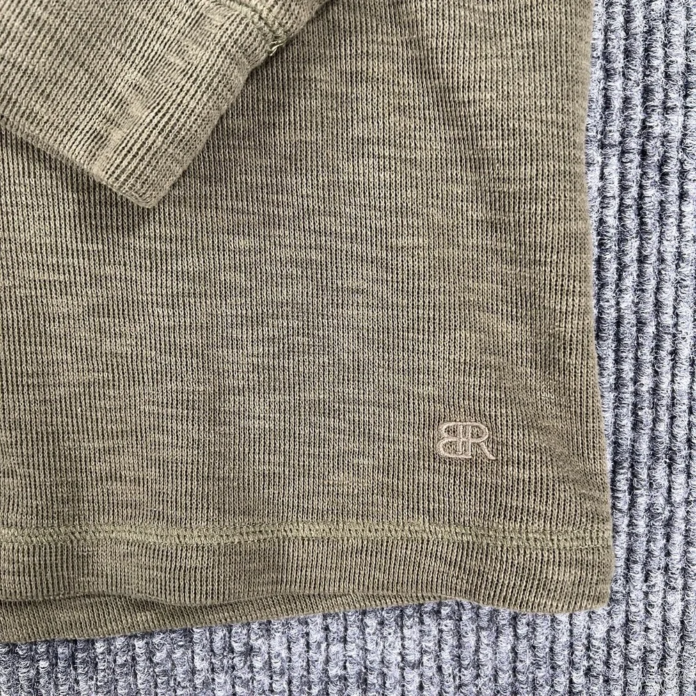 Banana‎ Republic Mens Sweater 2XL XXL Green Long Sleeve Lightweight Warm Soft